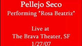 Pellejo Seco performing Rosa Beatriz.