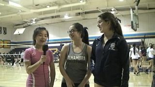 MvpXtreme Student Sports Video - Alhambra California - Alhambra High School Girls Varsity Volleyball