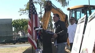El Sereno, California -  Presented By Councilmember Jose Huizar 14th District City of Los Angeles  Veterans Monument Groundbreaking Ceremony & Veterans Day Tribute