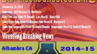 Wednesday 16, 2014 Alhambra, California - Lady Moors Shootout Tournament highlights and more…