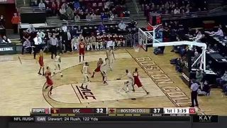 Men's Basketball- USC 75, Boston College 71 - Highlights (12_21_14)