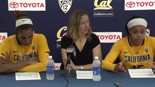 Cal Women's Basketball- Reshanda Gray and Brittany Boyd (Post Sacramento State)