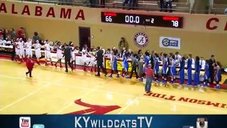 Kentucky Wildcats TV- Kentucky 78 vs Alabama 66