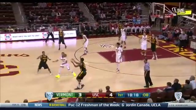 Men's Basketball- USC 64 , Vermont 56 - Highlights