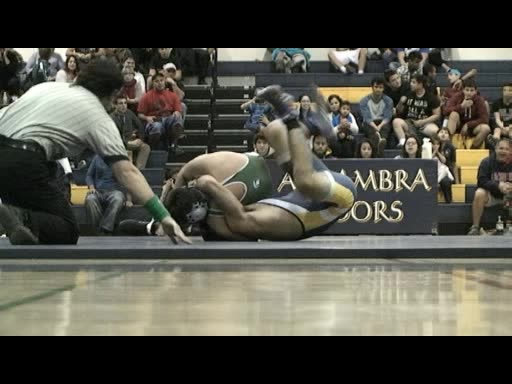 MVPXTREME STUDENT SPORTS VIDEO – ALHAMBRA, CALIFORNIA - ALHAMBRA HIGH SCHOOL MOOR VARSITY BOYS WRESTING TEAM WINS AN EXCITING MATCH 36-35 AGAINST SHURE HIGH SCHOOL