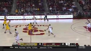 Men's Basketball- USC 71 , Cal 57 - Highlights (1_7_15)