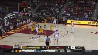 Men's Basketball- USC 71 , Cal 57 - Highlights (1_7_15)
