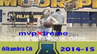 MVPXTREME STUDENT SPORTS VIDEO – ALHAMBRA, CALIFORNIA - ALHAMBRA HS GIRLS BASKETBALL BEGIN LEAGUE PLAY TOMORROW AND PAULINE ON DISCUSSES THE SAN GABRIEL MATCHUP WITH TEAM MATE JENNA PAN