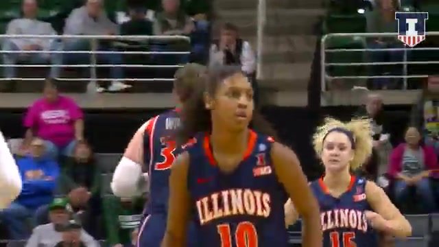 Illinois Women's Basketball at Michigan State Highlights 1_15_15