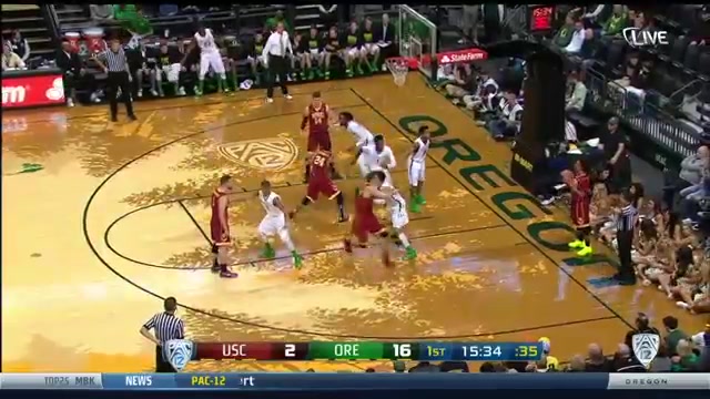 Men's Basketball- USC 67 , Oregon 75 - Highlights (1-22