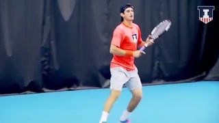 Illinois Men's Tennis vs Green Bay Web Highlights 1_23_