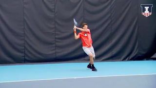 Illinois Men's Tennis vs Green Bay Web Highlights 1_23_