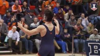 Illinois Wrestling vs Nebraska Highlights 1_23_15
