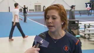 Illinois Women's Tennis Madie Baillon Post-Meet Intervi