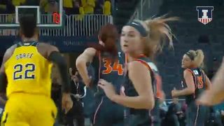 Illinois Women's Basketball vs Michigan 1_26_15 Highlig