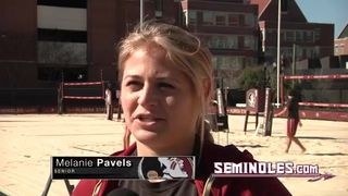 Sand Volleyball Looks To Garnet & Gold Game