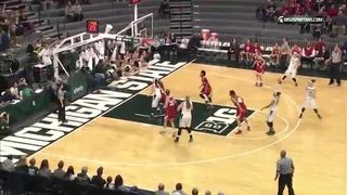 Spartans speed past Indiana, 72-57