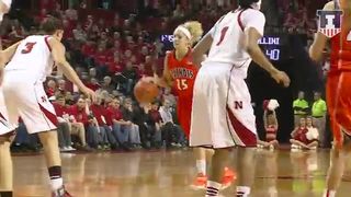 Illinois Women's Basketball at #15 Nebraska Highlights