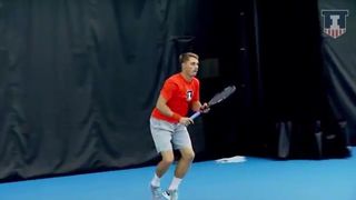 Illinois Men's Tennis vs Duke Highlights 1_30_15