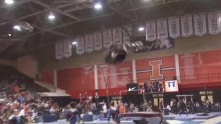 Illinois Men's Gymnastics vs Iowa Web Highlights 2-7-15