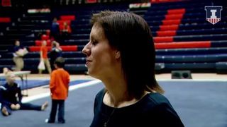 Illinois Women's Gymnastics Kim Landrus Post Meet