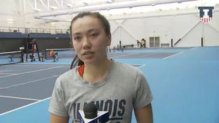 Illinois Women's Tennis Jade Hilton Post-Meet Interview