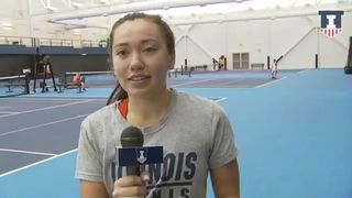 Illinois Women's Tennis Jade Hilton Post-Meet Interview