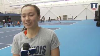 Illinois Women's Tennis Jade Hilton Post-Meet Interview