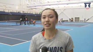Illinois Women's Tennis Jade Hilton Post-Meet Interview