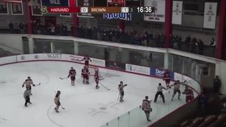 Game Recap- No. 6-6 Men's Hockey Falls at Brown, 2-1