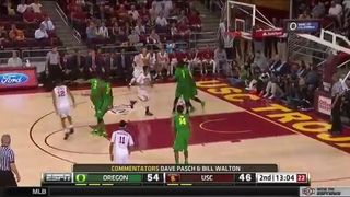 Men's Basketball- USC 75 , Oregon 80