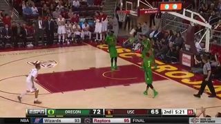 Men's Basketball- USC 75 , Oregon 80