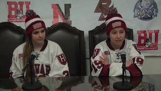 Post Game- Women's Hockey Upsets BC to Earn 14th Beanpo