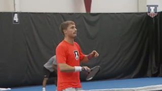 Illinois Men's Tennis vs Northwestern Highlights 2-20