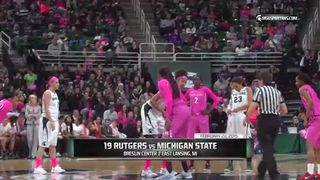 Michigan State Women Upset No. 19 Rutgers, 60-50