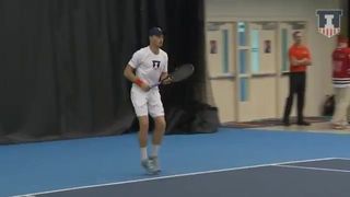 Illinois Men's Tennis vs. Toledo Highlights 2-22-15