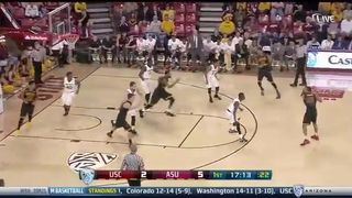 Men's Basketball- USC 59 , ASU 64