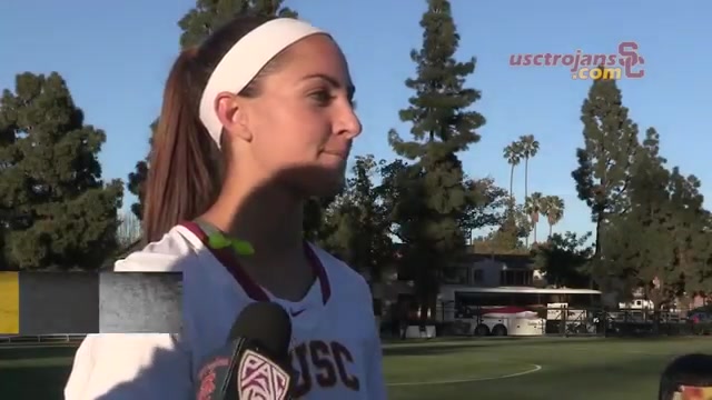 USC Women's Lacrosse - Michaela Michael Postgame