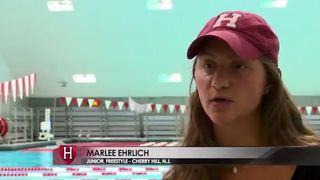 Behind the Crimson - Women's Swimming and Diving