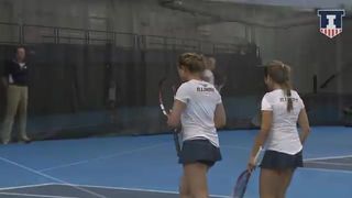 Illinois Women's Tennis vs Indiana Highlights 3-2-15