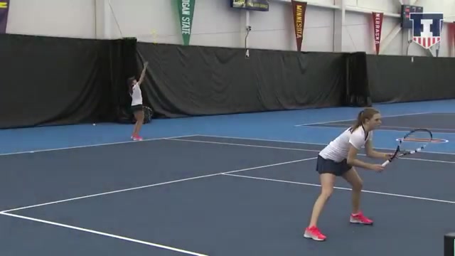 Illinois Women's Tennis vs Indiana Highlights 3-2-15