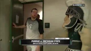 Michigan State Outlasts Purdue, 72-66