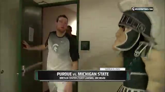 Michigan State Outlasts Purdue, 72-66