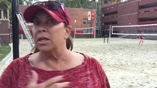 USC Sand Volleyball- Trojans Win 2015 Opener Over TCU
