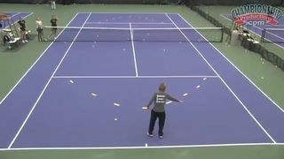 All Access Northwestern Women's Tennis Practice with Cl