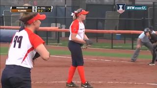 Illinois Softball vs Indiana State 4/8/15 Highlights