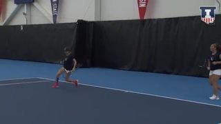 Illinois Women's Tennis vs Iowa Highlights 4/19/15