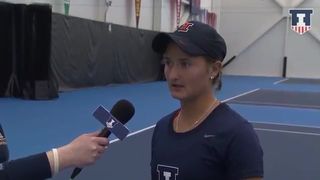Illinois Women's Tennis Melissa Kopinski vs Iowa