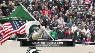 Michigan State Football 2015 Spring Game Highlights