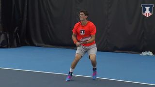 Illinois Men's Tennis Highlights vs Northwestern